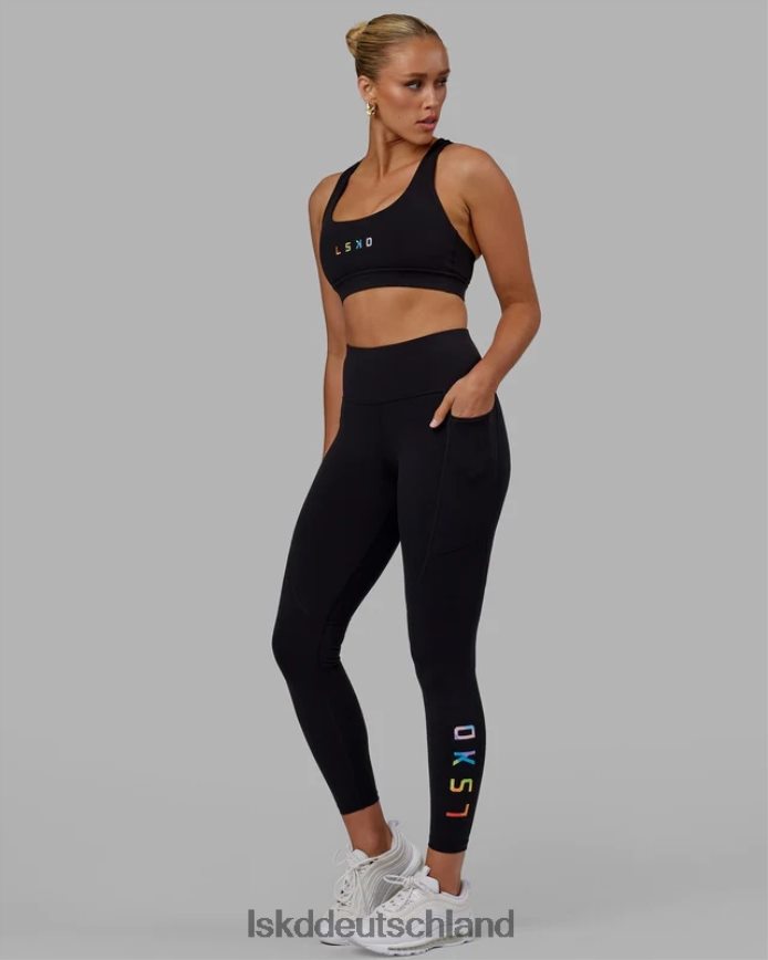Frauen LSKD Rep-Leggings in voller Länge – Pride-Schwarz Bekleidung VD2NLV608