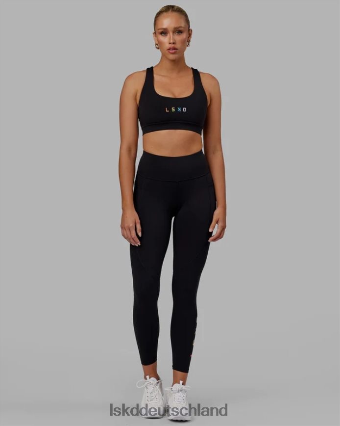 Frauen LSKD Rep-Leggings in voller Länge – Pride-Schwarz Bekleidung VD2NLV608