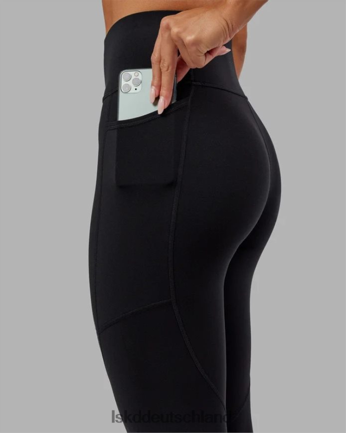 Frauen LSKD Rep-Leggings in voller Länge – Schwarz-Flamingo Bekleidung VD2NLV727