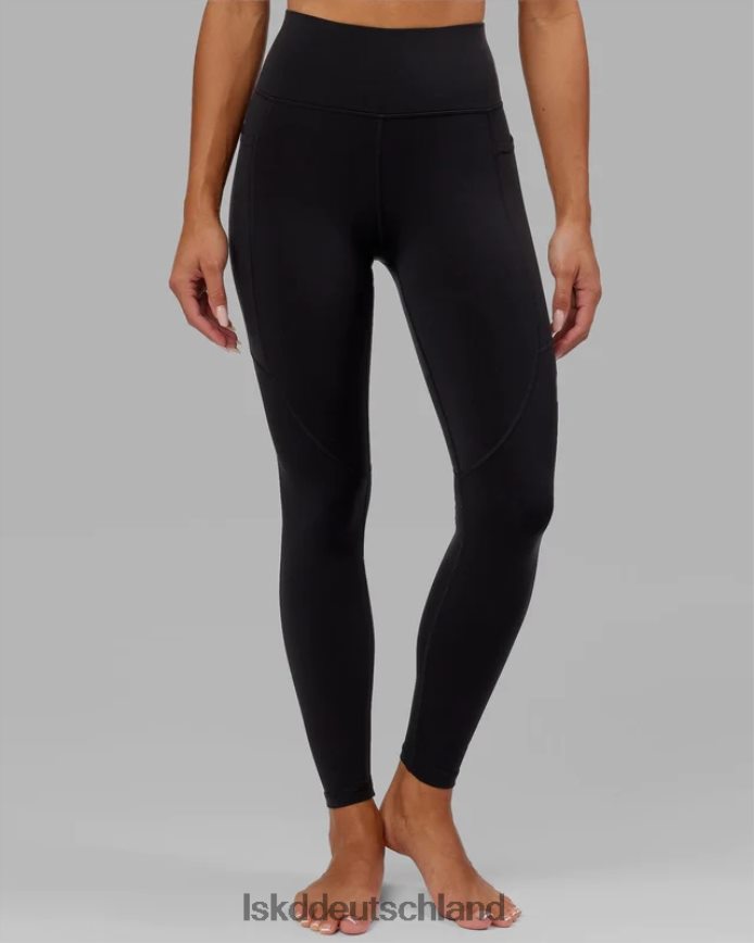 Frauen LSKD Rep-Leggings in voller Länge – Schwarz-Flamingo Bekleidung VD2NLV727