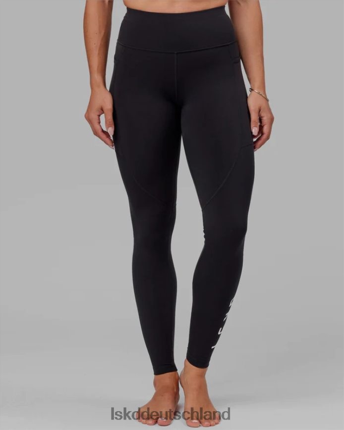 Frauen LSKD Rep X-Long Leggings – schwarz-weiß Bekleidung VD2NLV651