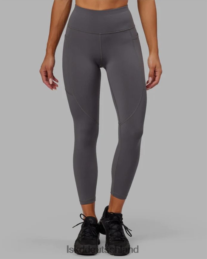 Frauen LSKD Rip-Leggings in 7/8-Länge – Asphalt Bekleidung VD2NLV726