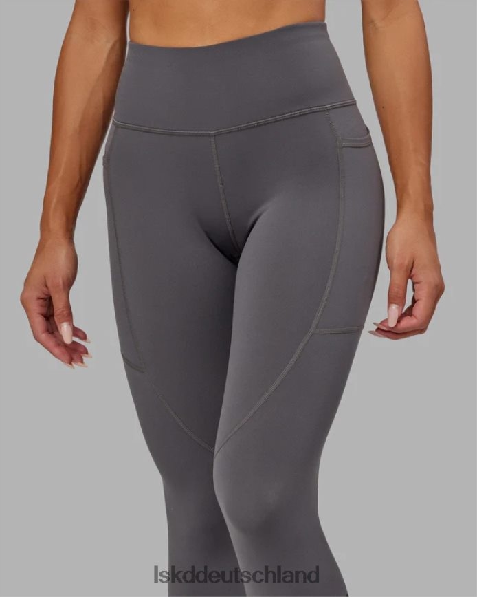 Frauen LSKD Rip-Leggings in 7/8-Länge – Asphalt Bekleidung VD2NLV726