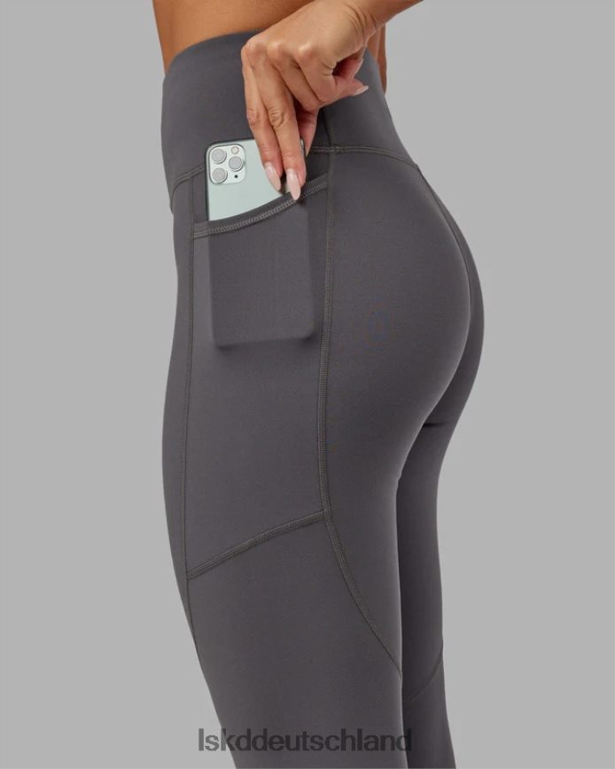 Frauen LSKD Rip-Leggings in 7/8-Länge – Asphalt Bekleidung VD2NLV726