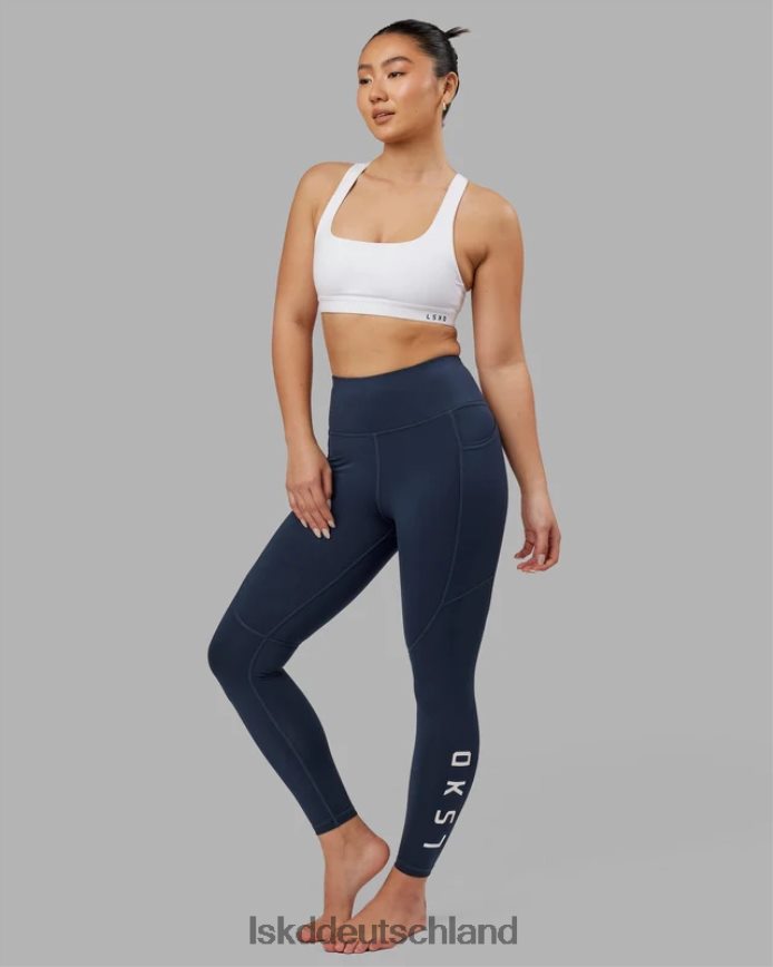 Frauen LSKD Rip-Leggings in voller Länge – Marineblau Bekleidung VD2NLV566