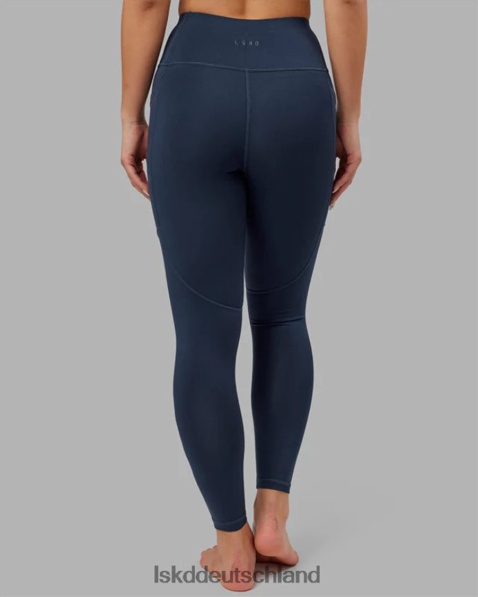 Frauen LSKD Rip-Leggings in voller Länge – Marineblau Bekleidung VD2NLV566