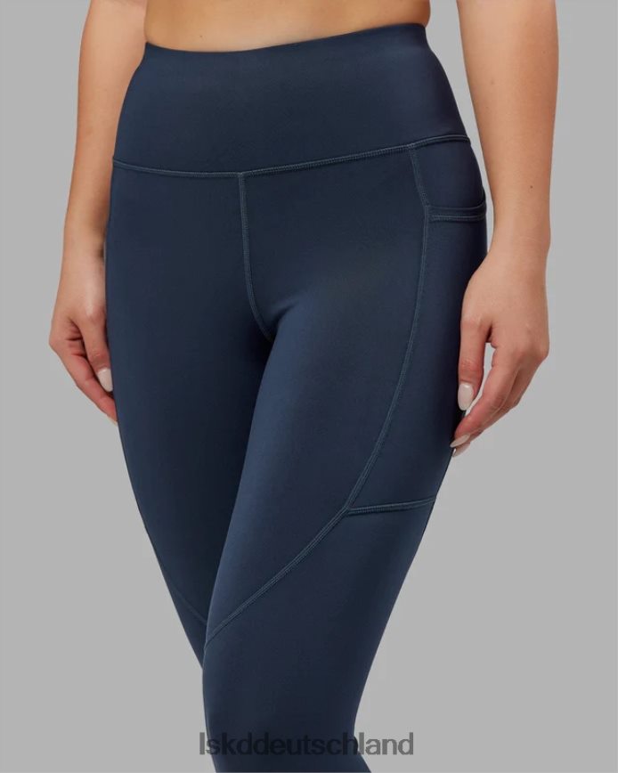 Frauen LSKD Rip-Leggings in voller Länge – Marineblau Bekleidung VD2NLV566