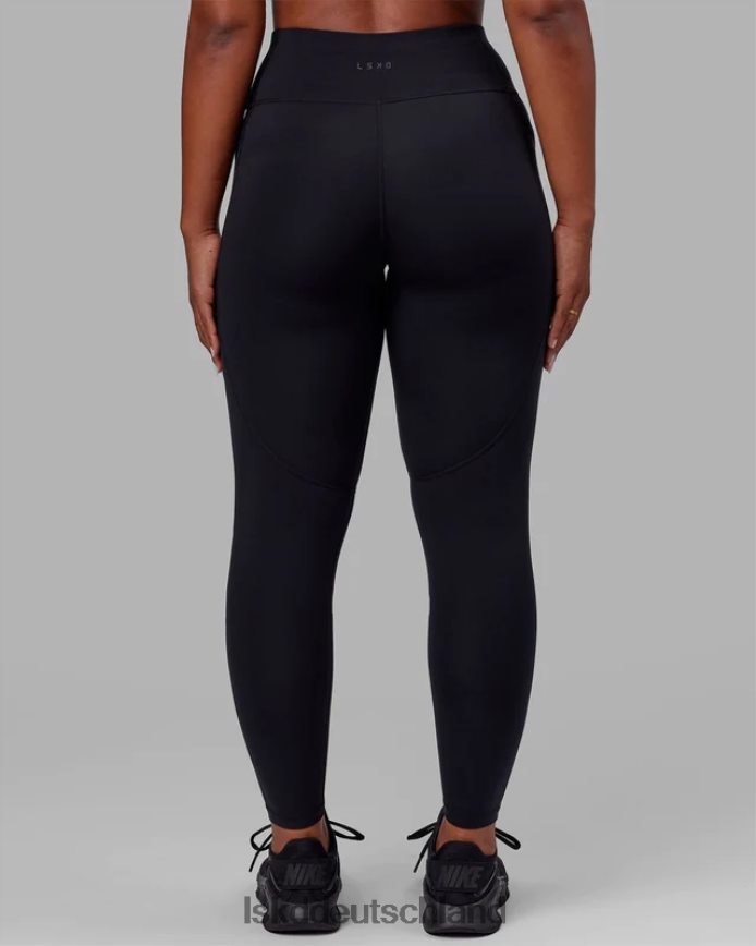 Frauen LSKD Rip-Leggings in voller Länge – schwarz-weiß Bekleidung VD2NLV531