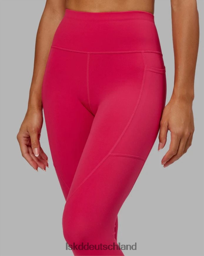 Frauen LSKD Rips-Leggings in 7/8-Länge – Boysenberry Bekleidung VD2NLV717
