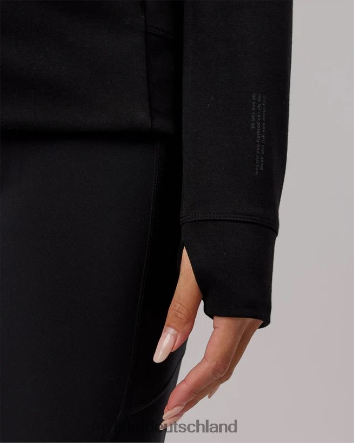 Frauen LSKD Athlet Forged Fleece-Kapuzenpullover mit durchgehendem Reißverschluss – Schwarz Bekleidung VD2NLV341