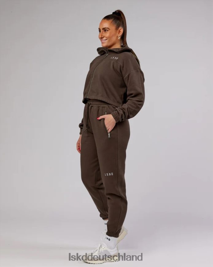 Frauen LSKD Bridge-Kapuzenpullover mit Reißverschluss – Walnuss Bekleidung VD2NLV417