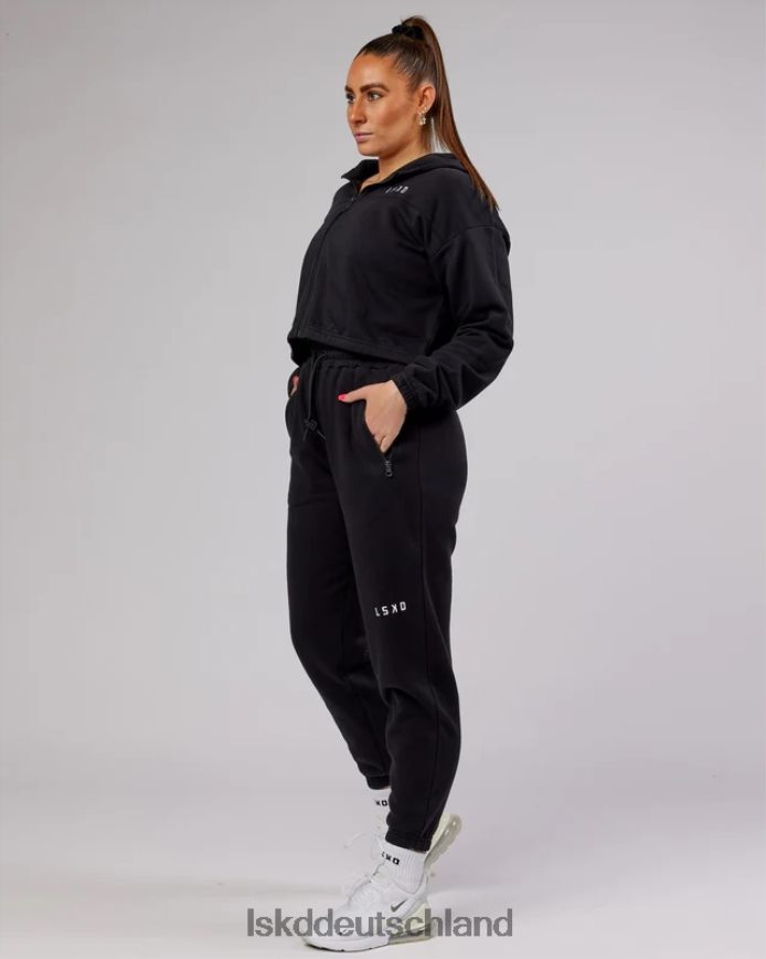Frauen LSKD Bridge-Kapuzenpullover mit durchgehendem Reißverschluss – Schwarz Bekleidung VD2NLV356