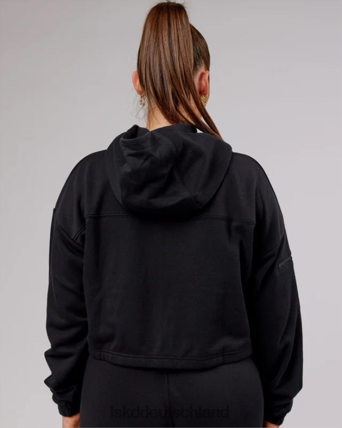 Frauen LSKD Bridge-Kapuzenpullover mit durchgehendem Reißverschluss – Schwarz Bekleidung VD2NLV356