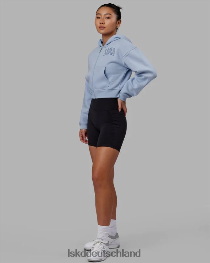 Frauen LSKD Gilden-Hoodie mit kurzem Schnitt – Windsurfer-Power-Kobalt Bekleidung VD2NLV386