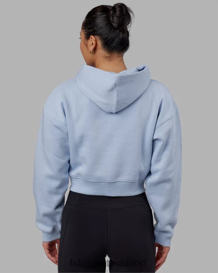 Frauen LSKD Gilden-Hoodie mit kurzem Schnitt – Windsurfer-Power-Kobalt Bekleidung VD2NLV386