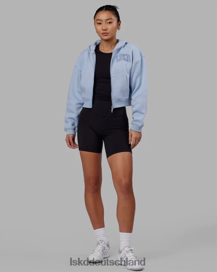 Frauen LSKD Gilden-Hoodie mit kurzem Schnitt – Windsurfer-Power-Kobalt Bekleidung VD2NLV386