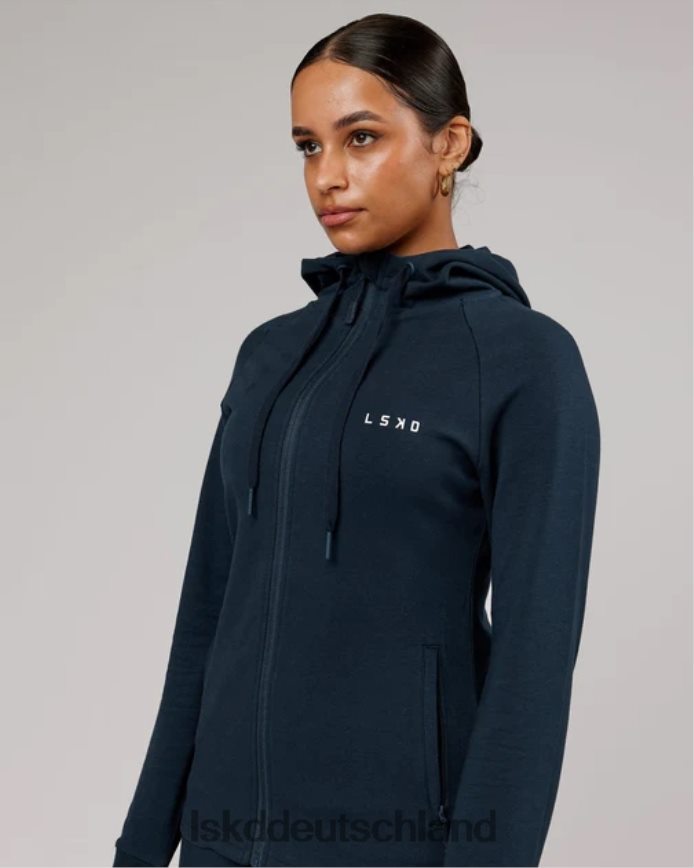 Frauen LSKD PB Kapuzenpullover mit durchgehendem Reißverschluss – Carbon-Tonal Bekleidung VD2NLV405
