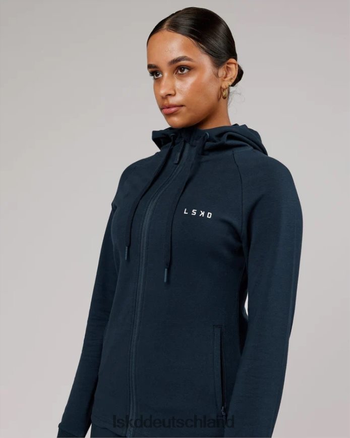 Frauen LSKD PB Kapuzenpullover mit durchgehendem Reißverschluss – Carbon-Tonal Bekleidung VD2NLV405