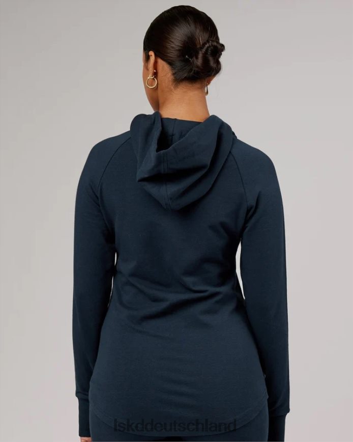 Frauen LSKD PB Kapuzenpullover mit durchgehendem Reißverschluss – Carbon-Tonal Bekleidung VD2NLV405