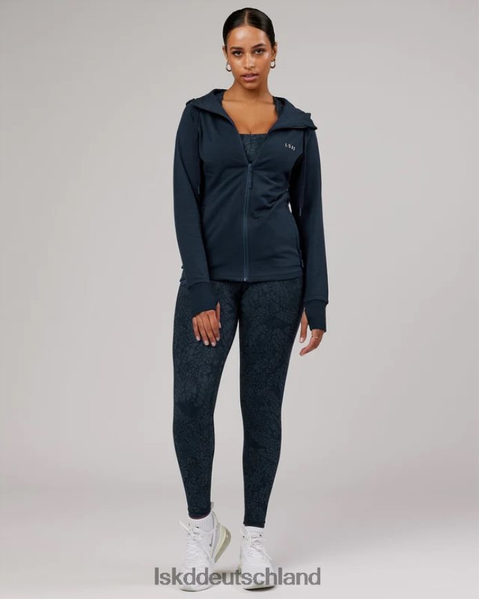 Frauen LSKD PB Kapuzenpullover mit durchgehendem Reißverschluss – Carbon-Tonal Bekleidung VD2NLV405