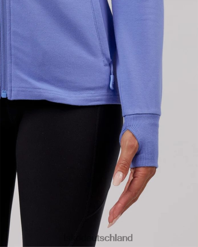 Frauen LSKD PB Kapuzenpullover mit durchgehendem Reißverschluss – Kornblumenblau Bekleidung VD2NLV403