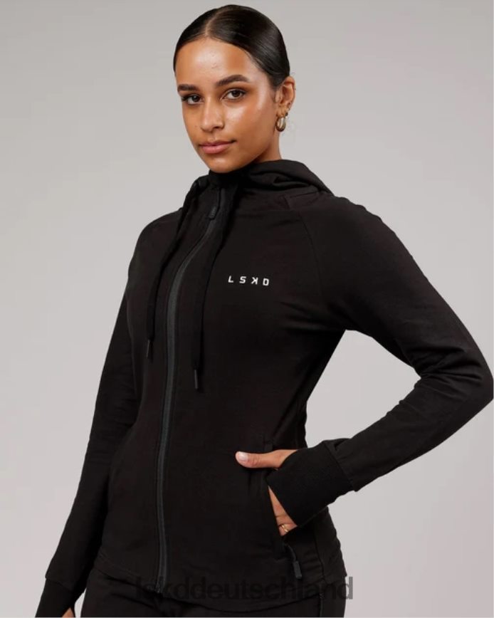 Frauen LSKD PB Kapuzenpullover mit durchgehendem Reißverschluss – Schwarzton Bekleidung VD2NLV359