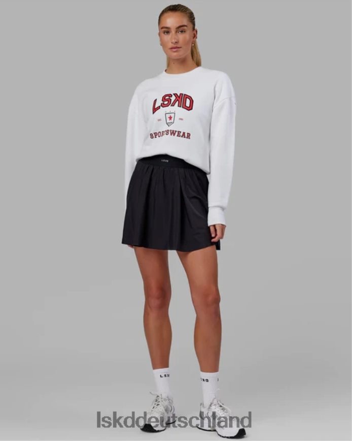 Frauen LSKD Sportabteilung Kurzer Pullover – weiß Bekleidung VD2NLV375