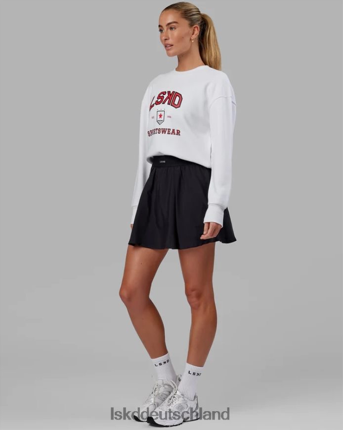 Frauen LSKD Sportabteilung Kurzer Pullover – weiß Bekleidung VD2NLV375