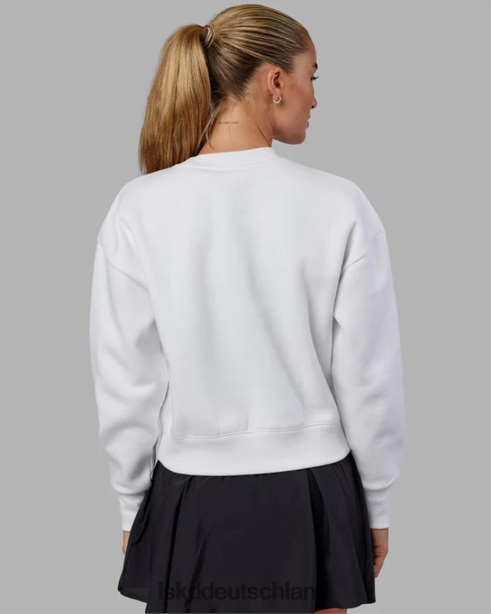 Frauen LSKD Sportabteilung Kurzer Pullover – weiß Bekleidung VD2NLV375