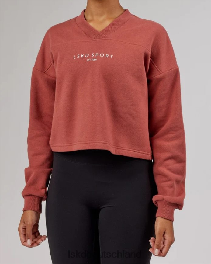 Frauen LSKD Touchdown-Pullover – Marsala Bekleidung VD2NLV436