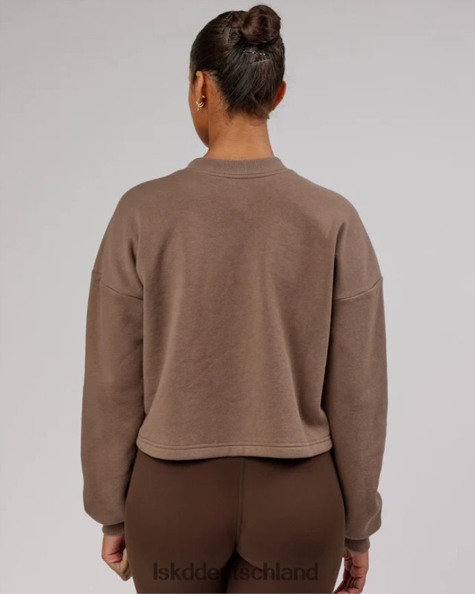 Frauen LSKD Touchdown-Pullover – tiefes Taupe Bekleidung VD2NLV432