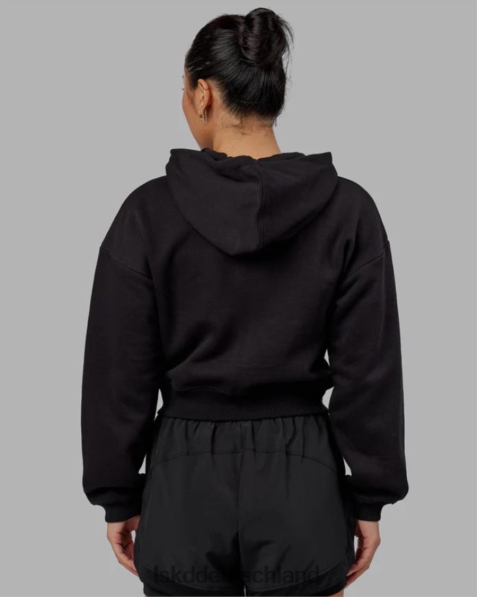 Frauen LSKD Zunft-Hoodie mit kurzem Schnitt – Black-Power-Kobalt Bekleidung VD2NLV368