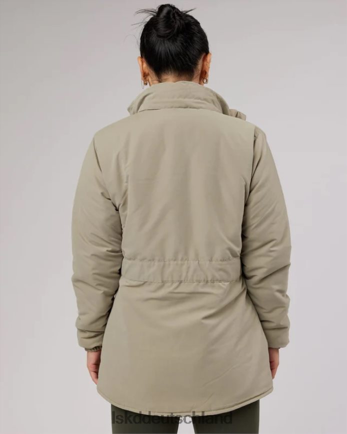 Frauen LSKD Jacke mit schmal zulaufender Taille und Bindegürtel – Lorbeereiche Bekleidung VD2NLV495