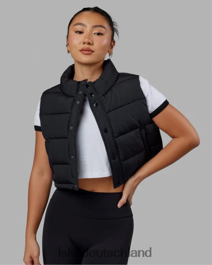 Frauen LSKD Layer-up-Kurzweste – Schwarz Bekleidung VD2NLV460