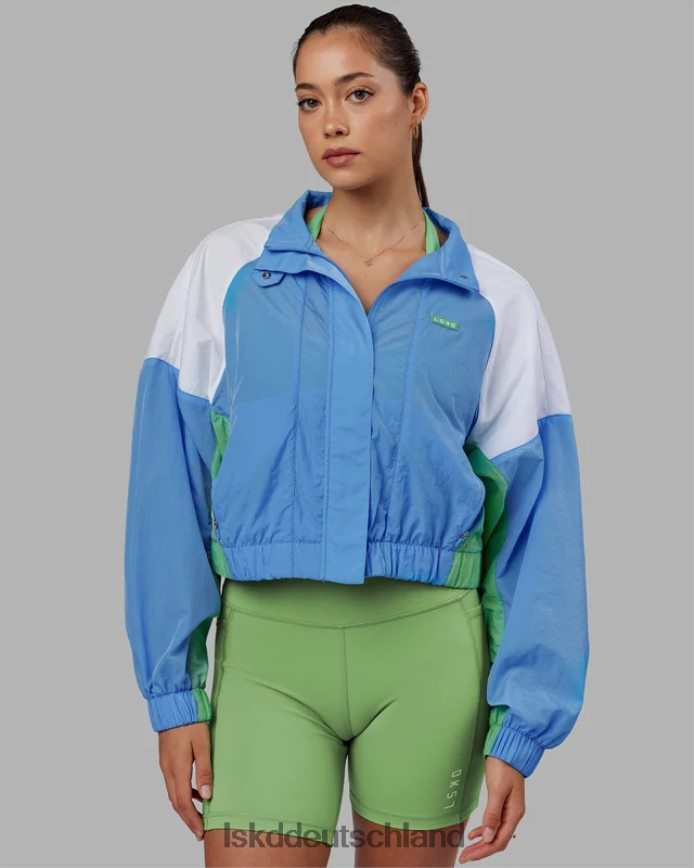 Frauen LSKD Nostalgie-Trainingsjacke – Azurblau Bekleidung VD2NLV479