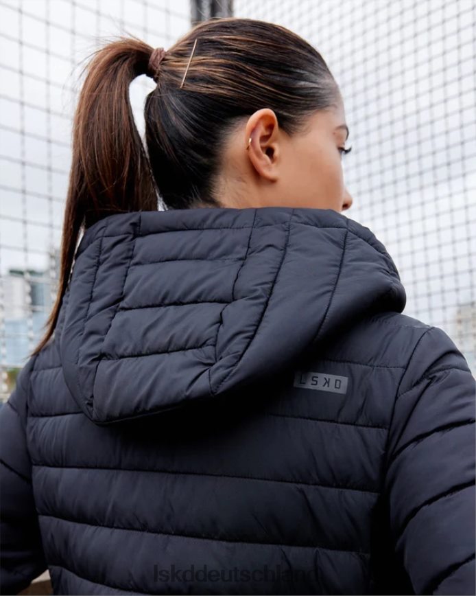 Frauen LSKD Pufferjacke für den ganzen Tag – Schwarz Bekleidung VD2NLV462