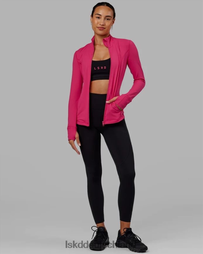 Frauen LSKD Stride-Jacke mit durchgehendem Reißverschluss – Boysenberry Bekleidung VD2NLV478