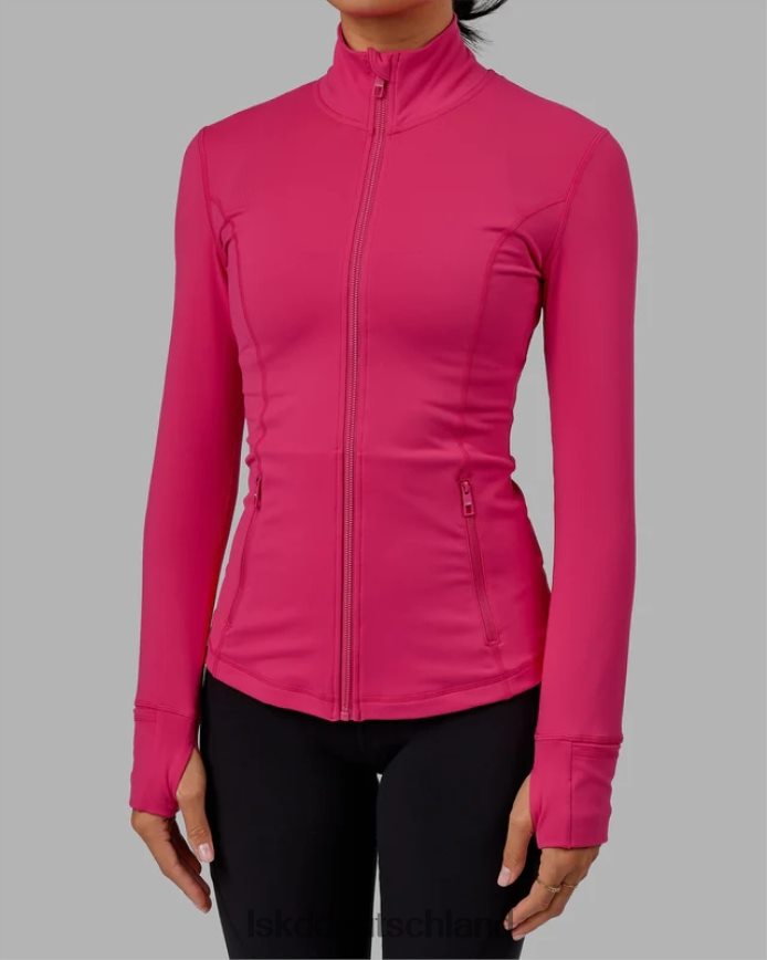 Frauen LSKD Stride-Jacke mit durchgehendem Reißverschluss – Boysenberry Bekleidung VD2NLV478
