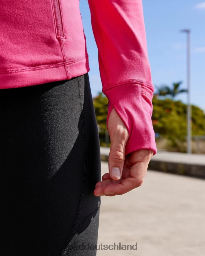 Frauen LSKD Stride-Jacke mit durchgehendem Reißverschluss – Boysenberry Bekleidung VD2NLV478