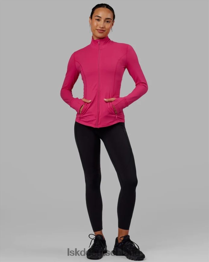 Frauen LSKD Stride-Jacke mit durchgehendem Reißverschluss – Boysenberry Bekleidung VD2NLV478