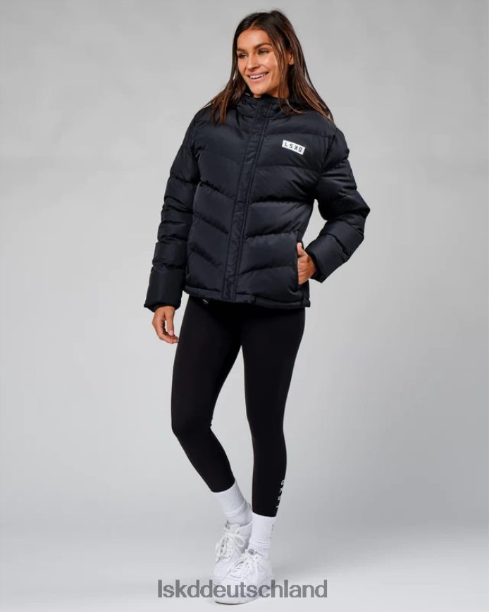 Frauen LSKD geröstete Pufferjacke 23 – schwarz Bekleidung VD2NLV469