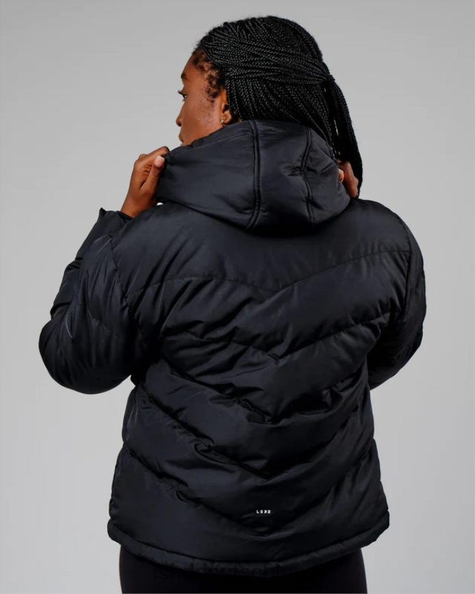 Frauen LSKD geröstete Pufferjacke 23 – schwarz Bekleidung VD2NLV469