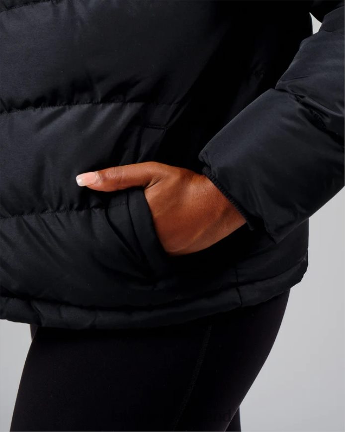 Frauen LSKD geröstete Pufferjacke 23 – schwarz Bekleidung VD2NLV469
