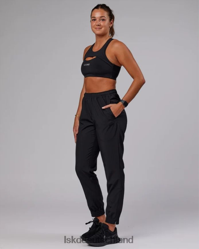 Frauen LSKD Performance-Hose mit Reißverschluss und Aufwärmmanschette – Schwarz Bekleidung VD2NLV759