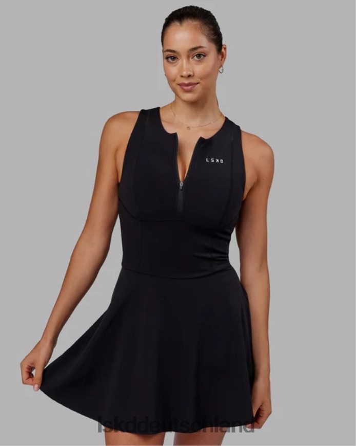 Frauen LSKD Grand-Slam-Aktivkleid – Schwarz Bekleidung VD2NLV499