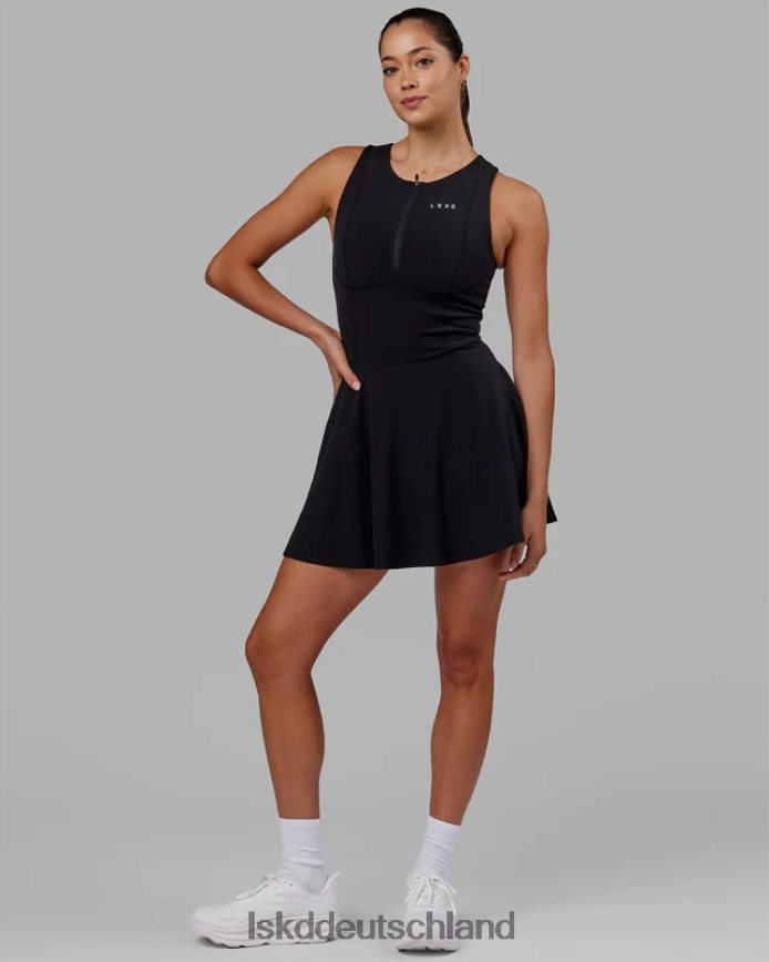 Frauen LSKD Grand-Slam-Aktivkleid – Schwarz Bekleidung VD2NLV499