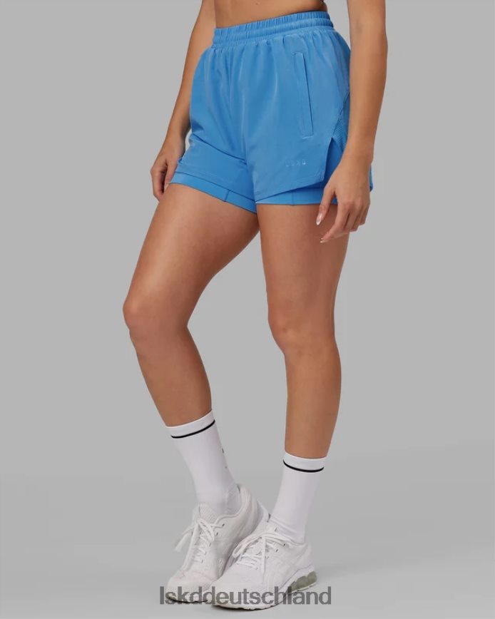 Frauen LSKD Challenger Liner Run Short – Azurblau Bekleidung VD2NLV789