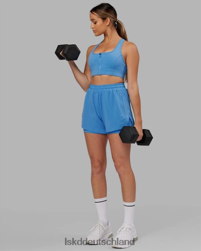 Frauen LSKD Challenger Liner Run Short – Azurblau Bekleidung VD2NLV789