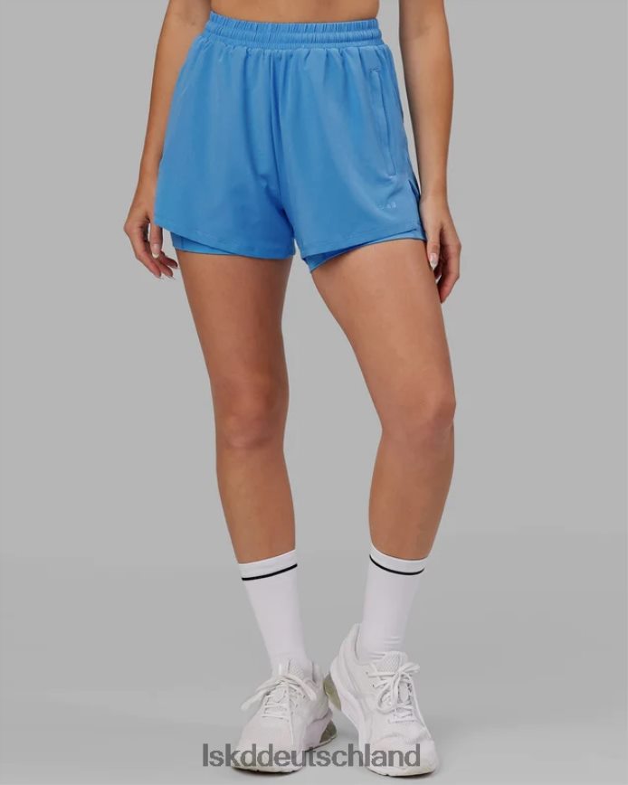 Frauen LSKD Challenger Liner Run Short – Azurblau Bekleidung VD2NLV789