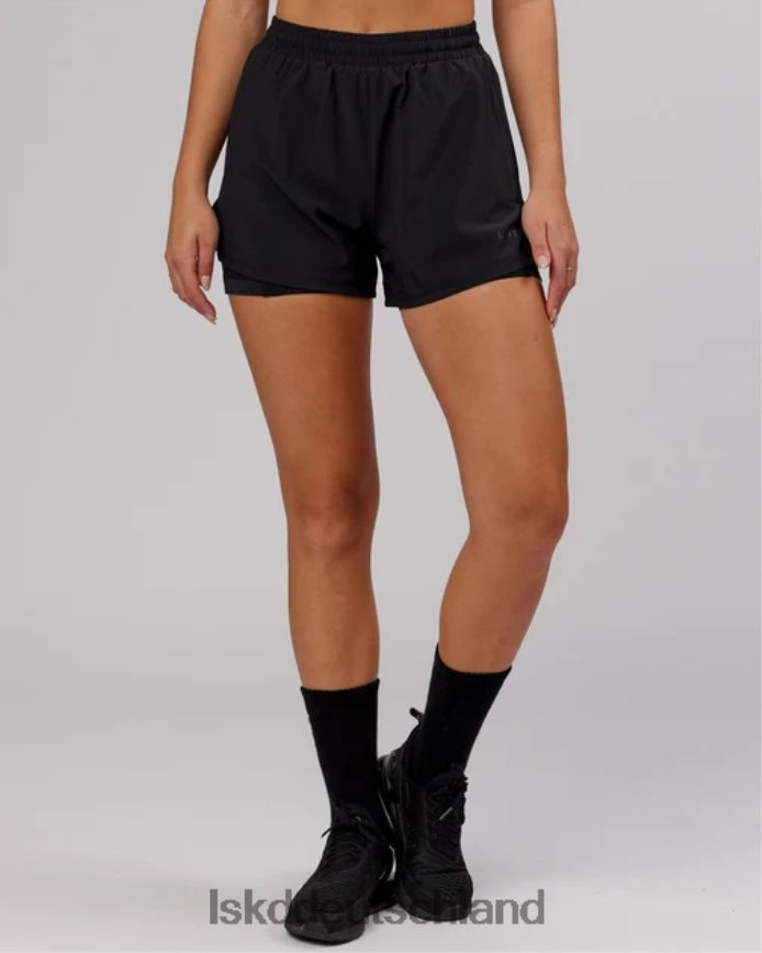 Frauen LSKD Challenger Liner Run Short – Schwarz Bekleidung VD2NLV782